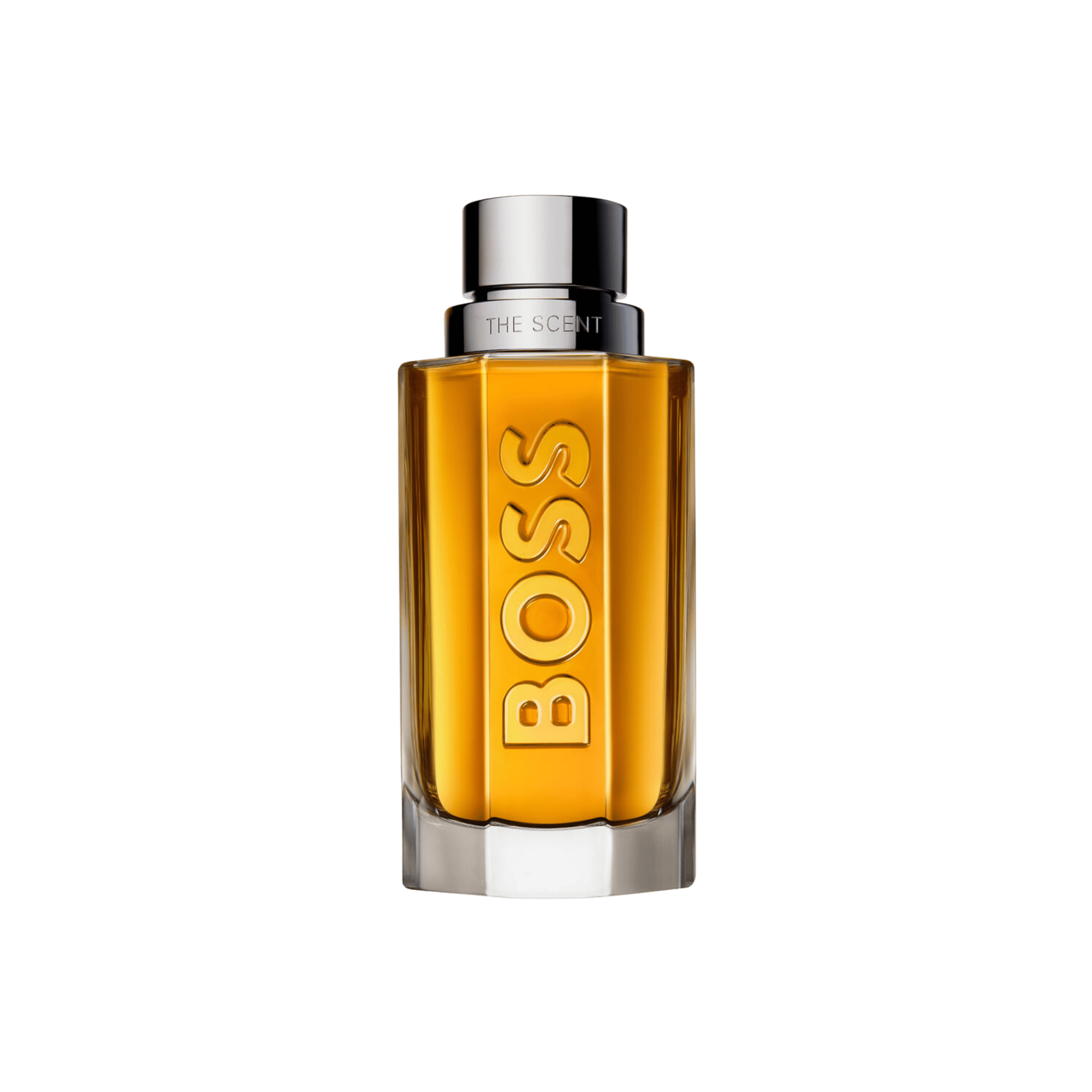 Hugo Boss Boss The Scent Eau de Toilette for Him 200ml amber fragrance bottle
