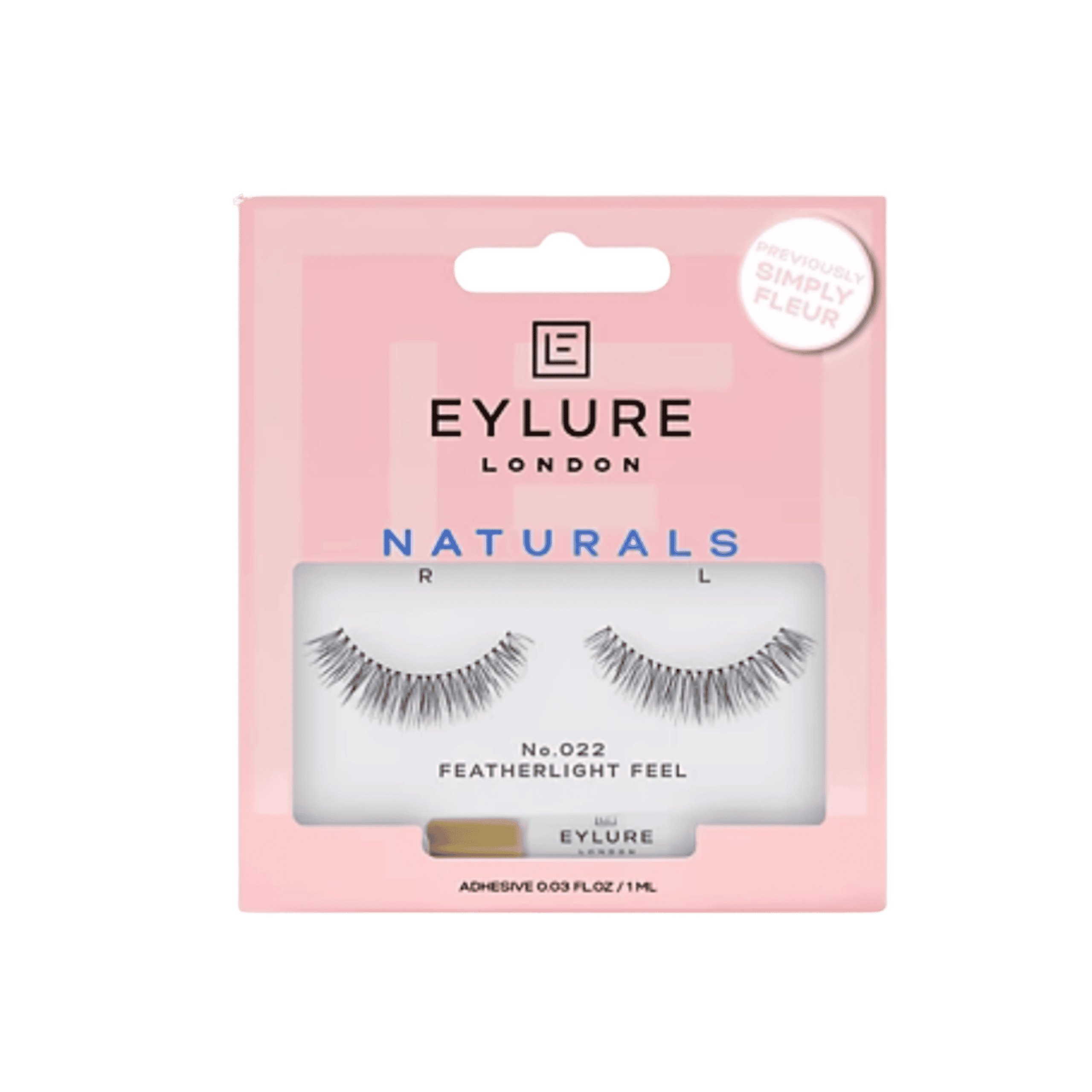 EYLURE Naturals False Lashes No. 022 natural lightweight strip lashes