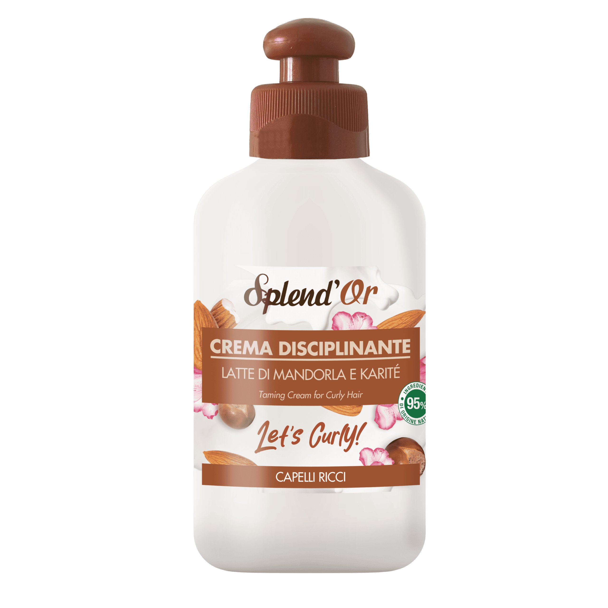Splend'Or Let's Curly Taming Cream for Curly Hair, 200 ml