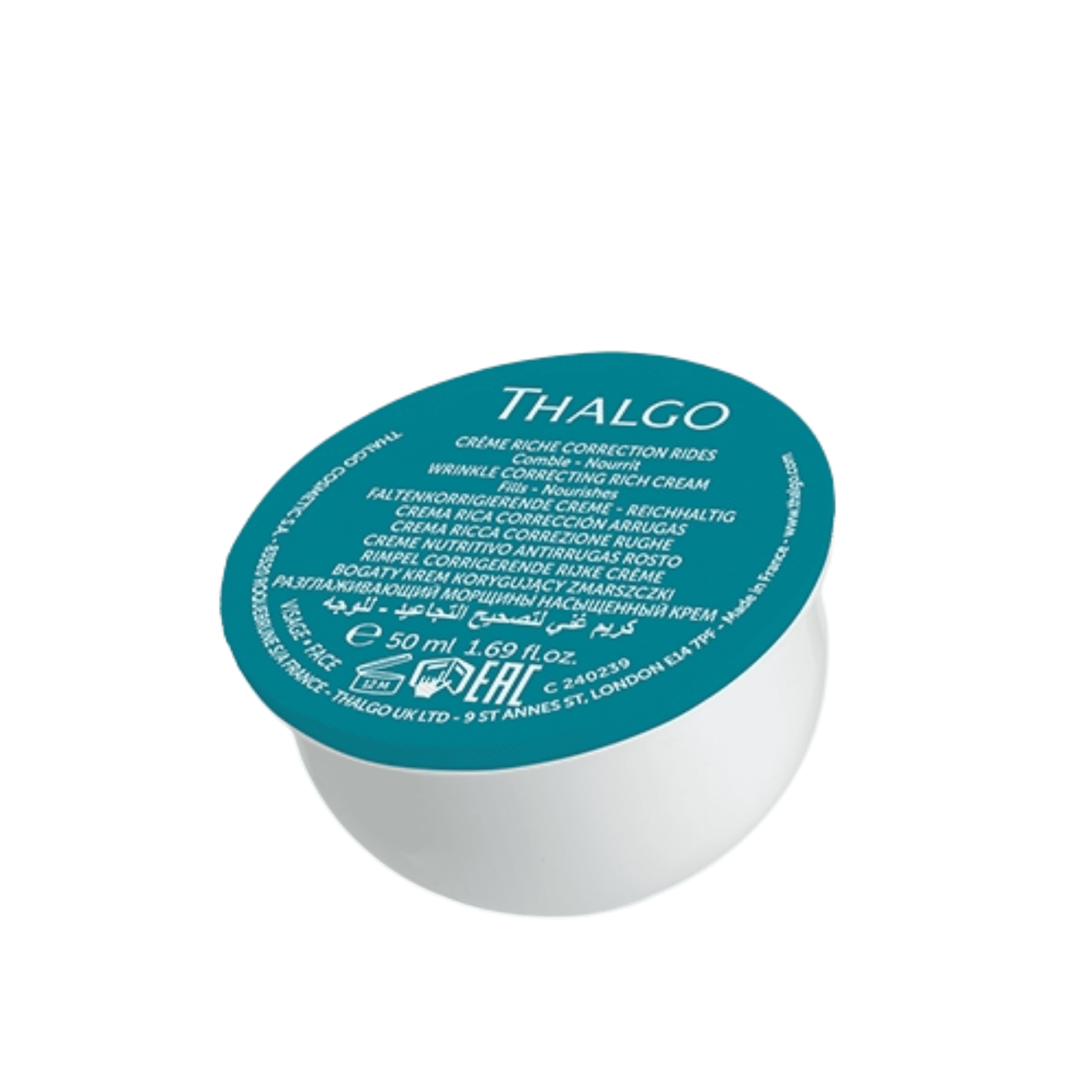 THALGO Wrinkle Correcting Rich Cream 50ml Refill anti-wrinkle cream refill
