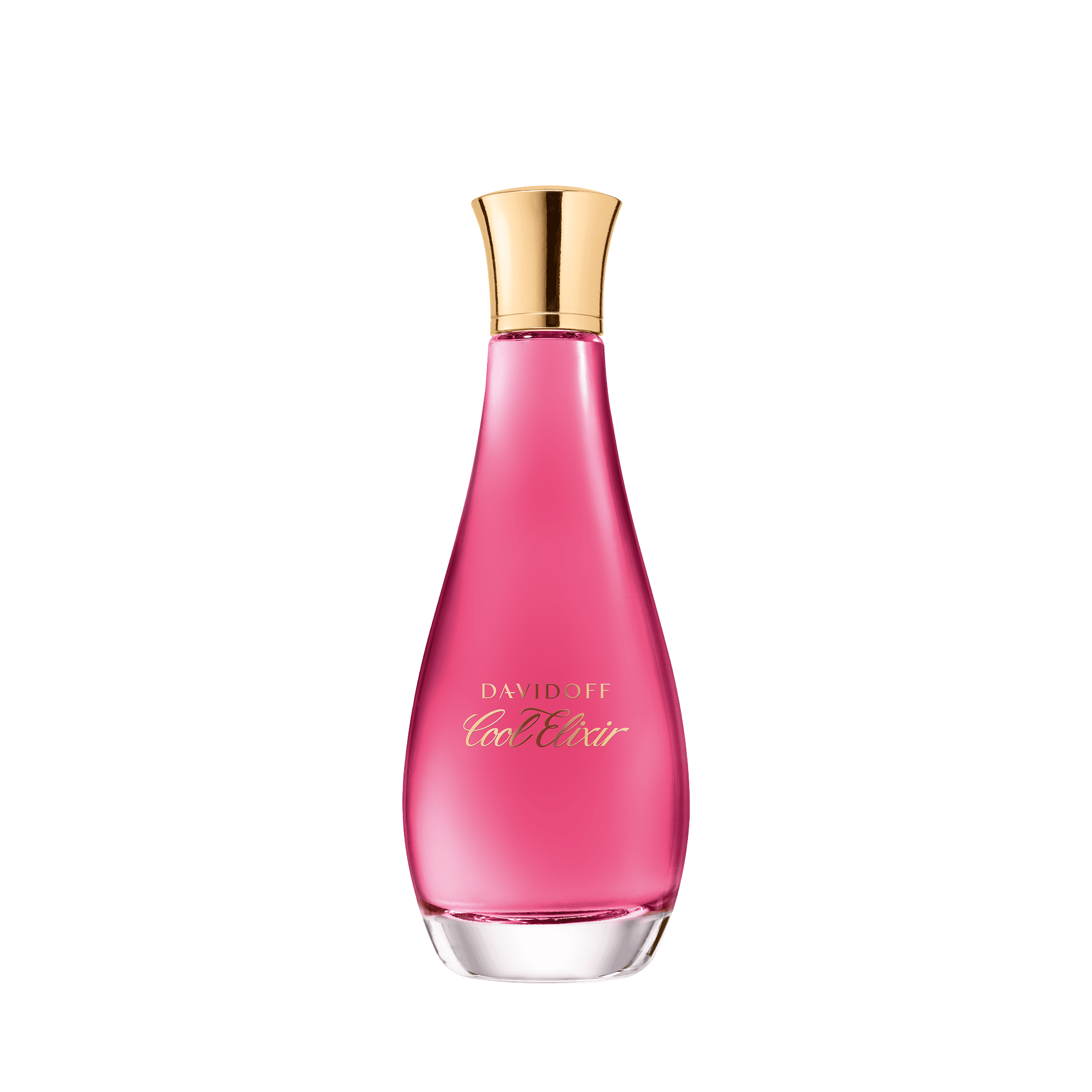 DAV-CELX-II-26-Floral-Vanilla-100ml.psd Davidoff Cool Elixir Floral Vanilla Eau de Parfum 100ml bottle in pink glass with gold cap